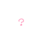 「？」白背景シンプル