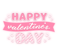 「HAPPY valentine DAY」リボンハート