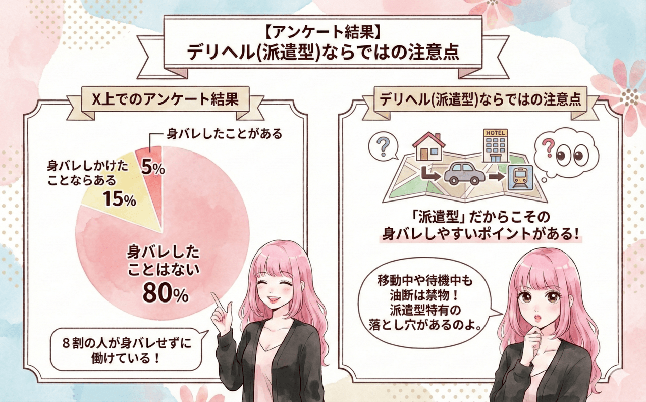 【アンケート結果】デリヘルで身バレしたことはある?