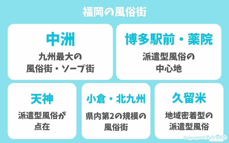 福岡の風俗街5選