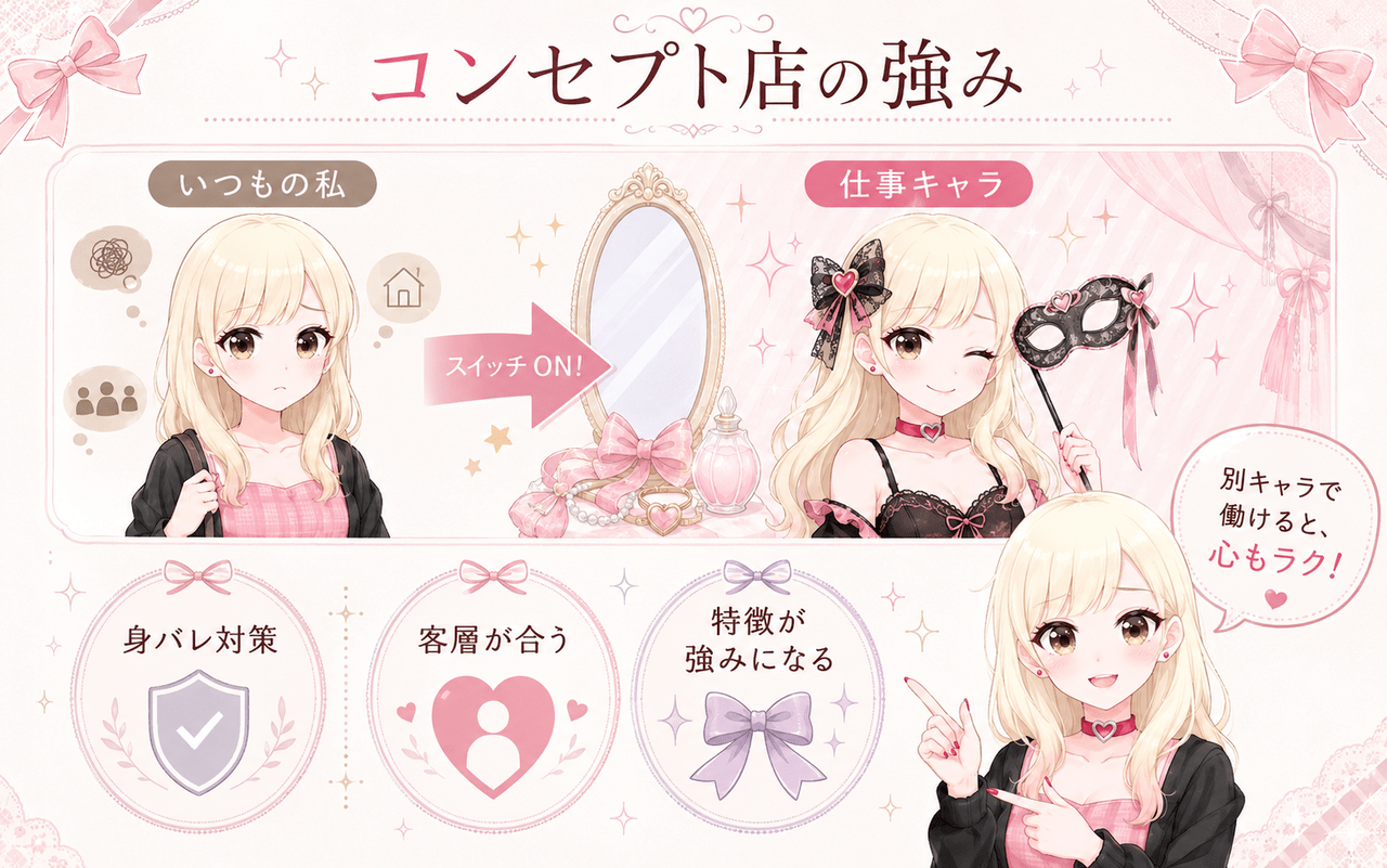 コンセプトが尖った風俗店は働きやすい！｜ジョシミル