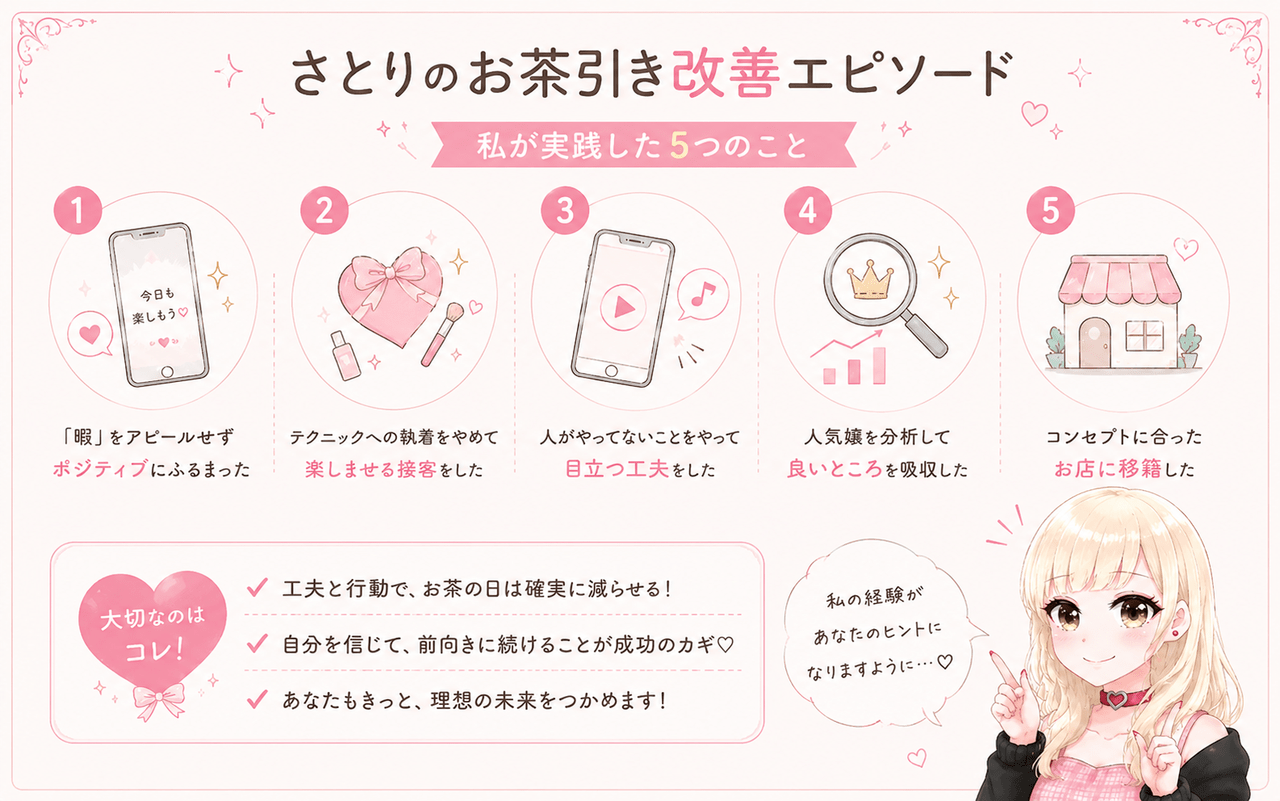 さとりのお茶引き改善エピソード｜ジョシミル