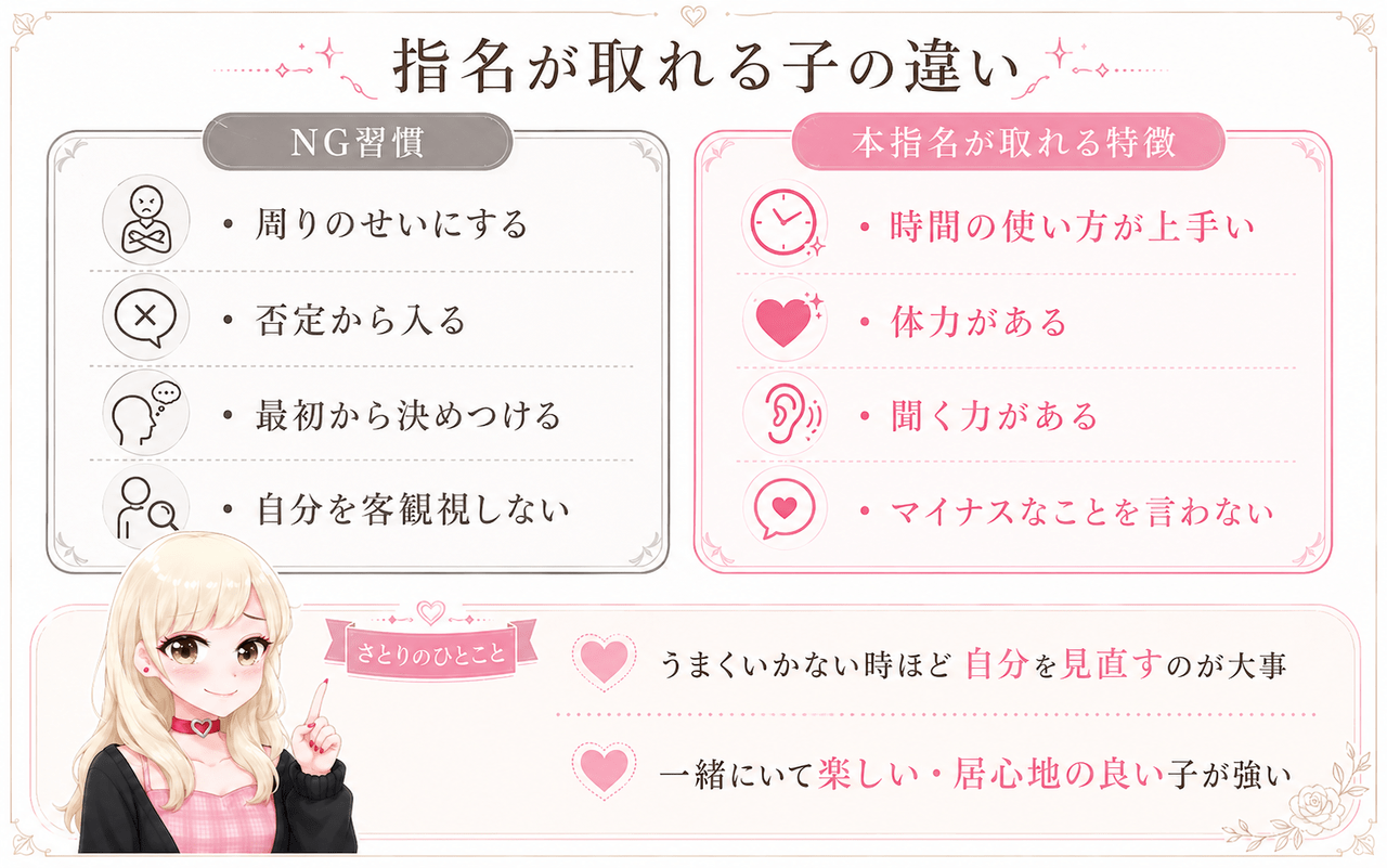 指名が取れる風俗嬢と取れない風俗嬢の違い｜ジョシミル