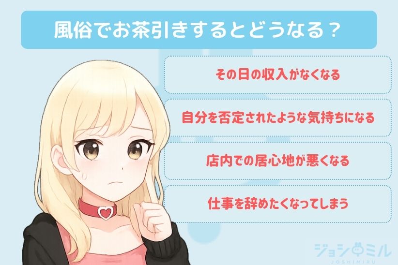 風俗でお茶引きするとどうなる?|デリヘルおすすめ人気店情報