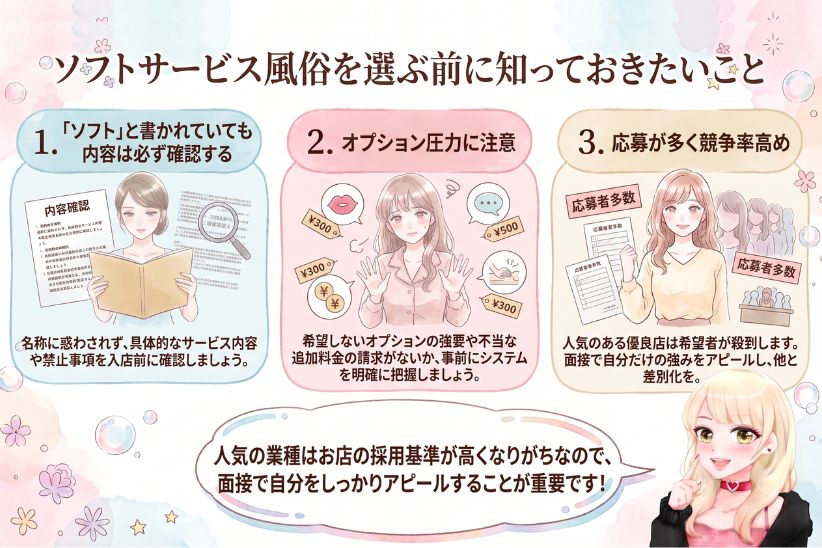 ソフトサービス風俗を選ぶ前に知っておきたいこと│ジョシミル