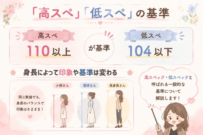 「高スぺ」「低スぺ」の基準│ジョシミル