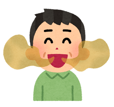 口臭がするおじさん