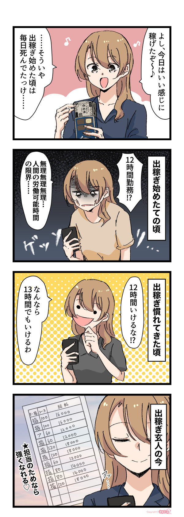 風俗嬢あるある漫画 - 出稼ぎホス狂いちゃん③【ルナはホストに夢見たい】