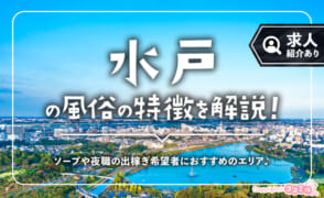 水戸の風俗の特徴！天王町（大工町）の風俗街には夏休みに稼げる求人が豊富◎