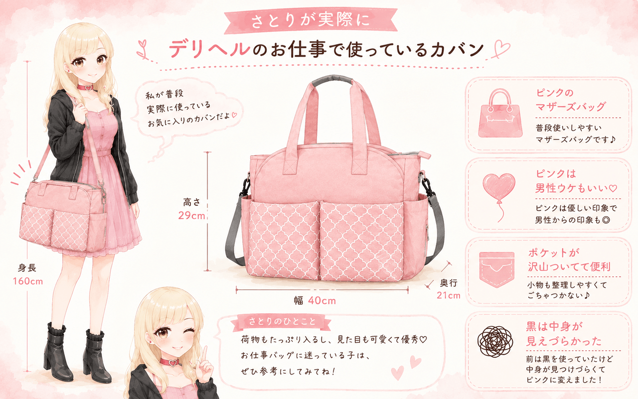 現役デリヘル嬢の実際のカバンと中身を大公開!①│ジョシミル