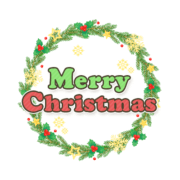 「Merry Christmas」おしゃれリース